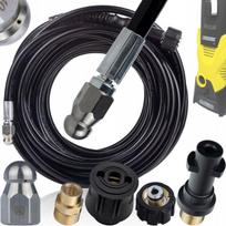 Pakaitinė dalis Vamzdis Karcher K2–K7 – Ilgis 20 m, Slėgis 180 bar, Adapteris Bayonet M22 Komplektas