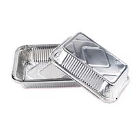 Yijie 800ml stačiakampės aliuminio folijos kepimo skardinės (4-Paketas)
