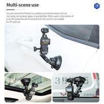 Car Suction Cup Camera Holder for DJI Osmo Pocket 3 Suction Cup Camera Car Mount Suction Cup Mount Camera Accessories CHINA