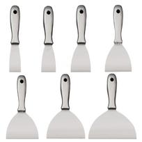 Stainless Steel Putty Knife Scraper Shovel Paint Tools 1.5/2/3/4/5/6/8 Inch One-Piece Flex Paint Scraper Wall Repair Tool 1.5inch