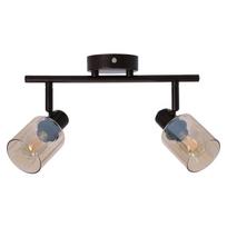 Lubų lempa Candellux Agra 2x40W E14 gintarinis stiklas