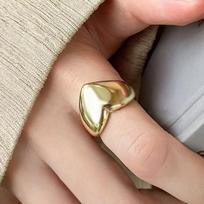925 Sidabrinis Meilės Širdies Žiedas Moteriai Mergaitei Dovana Linija Perlas Korėjietiški Saldūs Papuošalai Gimtadienio Dovana Dropshipping