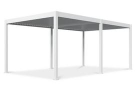 Pavėsinė Pergola DELUXE AUTOMATIC 3.6x6 su LED, White