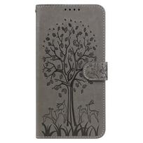 13pro Flip Leather Case For Iphone 13 12 11 Pro Max X Xs Xr 6 7 8 Plus Se Case Tree Deer Magnetic Wallet Card Holder Phone Cover iPhone 8 pilka spalva
