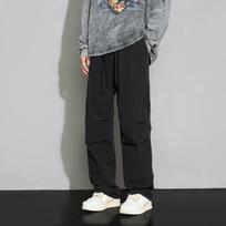Men's Oversized Spring Summer Sports Casual Trousers Sweatpants Jogging Cargo Pants For Men Baggy Wide Leg Pants Men Streewear Korean Clothes M juoda