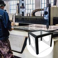 Acrylic Dust Box for Polishing And Grinding Machines, Easy Installation with holes