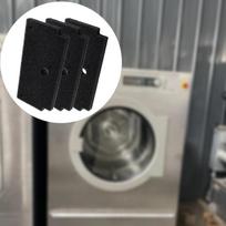 3x Šilumos siurblio džiovyklės filtras Putplastis Plaunamas Lengvas Pakeičiamos dalys black