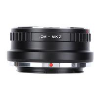 Fikaz OM‑NIK Z Objektyvo adapterio žiedas, skirtas Olympus OM jungties objektyvui, skirtas Nikon Z jungties fotoaparatui