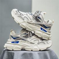 2024 autumn new men's casual sports shoes breathable, lightweight and durable running shoes student trend men's dad shoes 39 balta