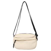 Small Shoulder Bag Large Capacity Crossbody Bag Men's And Women's Bag smėlis