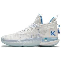 Anta KT9 Shock Absorbing Durable Low Top Basketball Shoes Men Sneakers White Blue 112421101-2 40 white