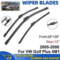 For volkswagen golf 5 28 + 28 + 13plus wipers for gilf plus5 2005-2008 2005-2008 Golf plus 5 28 + 28 +13