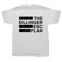 Juokingi The Dillinger Escape Plan marškinėliai Vasaros stiliaus Grafiniai Medvilniniai Gatvės stiliaus Trumpomis rankovėmis Gimtadienio dovanos Marškinėlis Vyriškas Drabužis S
