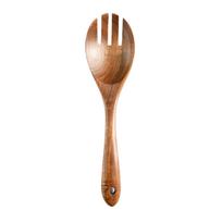 Daugkartinio naudojimo retro suši šaukštas medinis salotų virtuvės makaronų įrankis įrankis Fork