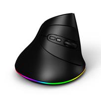 Belaidė dviejų režimų pelė 2.4GBT5.1 kompiuterio pelė žaidimų pelė Ergonomiška tyli langai juoda