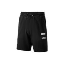 Puma X Pokemon Collaboration Series Pokemon Pattern Printed Casual Shorts Men Shorts Black 538370-01 S