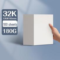 Olandiškas baltas kartonas sutankintas A4/A3/8K/4K/A5/16K su rankų darbo baltu tapybos markeriu