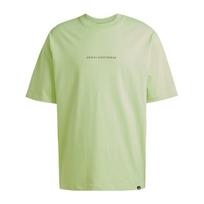 Adidas Sportswear Codes Doodle Camp Casual Round Neck Short Sleeve T-Shirt Men T-Shirts Magical-Yellow-Green JJ3970 S