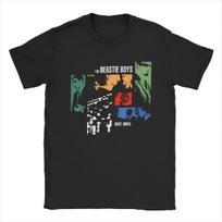 Beastie Boys Men's T Shirts Vintage Tees Short Sleeve O Neck T-Shirt Cotton Plus Size Clothes S juoda