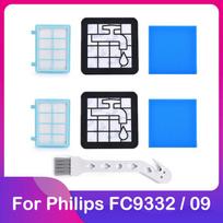 Compatible For Philips FC9332 / 09 PowerPro Spare Hepa Filter Sponge Vacuum Cleaner Replacement Part black