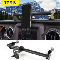 TESIN GPS Bracket For Jeep Gladiator JT 2018+ Car Mobile Phone Support Holder Accessories For Jeep Wrangler JL A