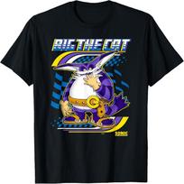 Sonic The Hedgehog Big The Cat Ready For Race Chest Poster T-Shirt S juoda