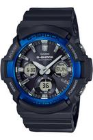 Casio Saulės energija varomas Juodas G-Shock GAW-100B-1A2JF Vyriškas radijo bangomis valdomas laikrodis,