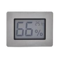Embedded Design LCD Electronic Thermometer Hygrometer for Cigar Box Guitar Case Wine Cabinet gray