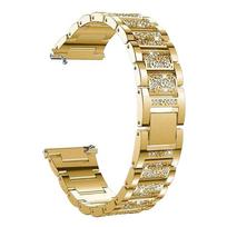 22 mm 20 mm moteriška metalinė apyrankė, skirta Huawei GT 3 2 46 mm 42 mm dirželiui, skirta Samsung Galaxy Watch 3 5 Pro 4 Classic Band Active 40 mm 44 mm 20mm auksas