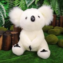 Pliušinis žaislas, imituotas koala, įdaryti žaislas lėlės medis Vombato lėlės zoologijos sodo suvenyras Vaikų dienos dovana 21cm