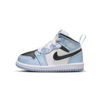 Air Jordan 1 Mid TD Ice Blue Baby Sneakers Sail White Black 644507-401 23.5