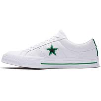 Converse One Star serijos apvalus priekis su raišteliais žemi drobės sportbačiai Unisex sportbačiai Balti Žali Juodi 161566C 35