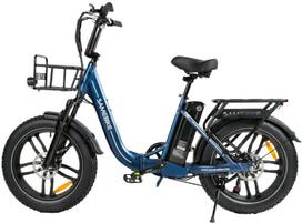 New C05 pro Fold Electric Bike 500W Motor 36V13AH City Travel Commute Electric Bicycle 20*4.0 Inch Tire USB phone charging E-bike 500W 36V 13AH