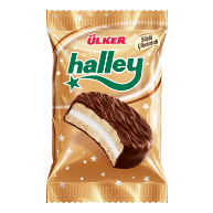 Sausainiai su maršmelu pieniniame šokolade HALLEY,30g