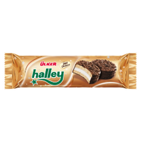 Sausainiai su maršmelu pieniniame šokolade HALLEY,77g