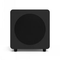 KANTO AUDIO 8-INCH SEALED POWERED SUBWOOFER W. RCA CABLE - MATTE BLACK (INCL. TYPE C  and  G POWER CORDS)