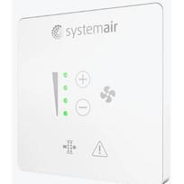 Systemair SAVE LIGHT White valdymo skydelis su pagrindinėmis funkcijomis