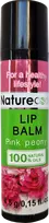 Lūpų balzamas Nature Code Rožinis bijūnas, 4.5g