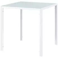 Valgomojo stalas Homcom 75x75x75cm., baltos spalvos 