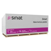 Gipskartonio plokštė SINIAT Smart GKB, 12,5 x 1200 x 2600 mm