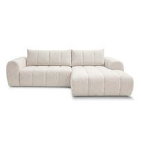 Smėlio spalvos kampinė sofa (su dešiniuoju kampu/su gultu) Nesty – Bobochic Paris