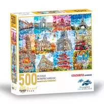 Brain Tree dėlionė, Spalvoti stebuklai, 500 det.