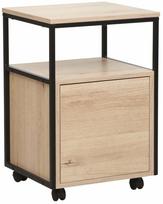Naktinis staliukas Home4you Lester 40916, ruda sp., 60 cm x 40 cm x 36 cm