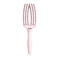 Olivia Garden Finger Brush Medium Pastel Pink plaukų šepetys