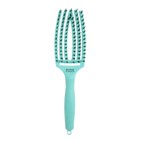 Olivia Garden Finger Brush Medium Mint plaukų šepetys
