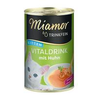 Miamor Trinkfein Vitaldrink kitten geriamieji konservai jauniems kačiukams su vištiena, 24 x 135 ml