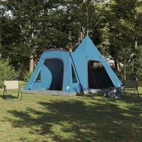 Tipi palapinė 5 žmonėms su stogu Mėlyna 545 x 450 x 295 cm