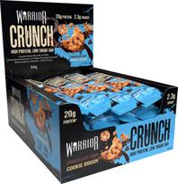 Baltyminis batonėlis WARRIOR Cookie Dough, 64 g x 12 vnt.