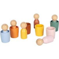 Small foot Montessori žaislų rinkinys iš medienos 12m+ 12 vnt.