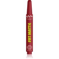 NYX Professional Makeup Fat Matte lūpų balzamas su matinį atspalvį suteikiančiu efektu Mauve Cloud 2 g